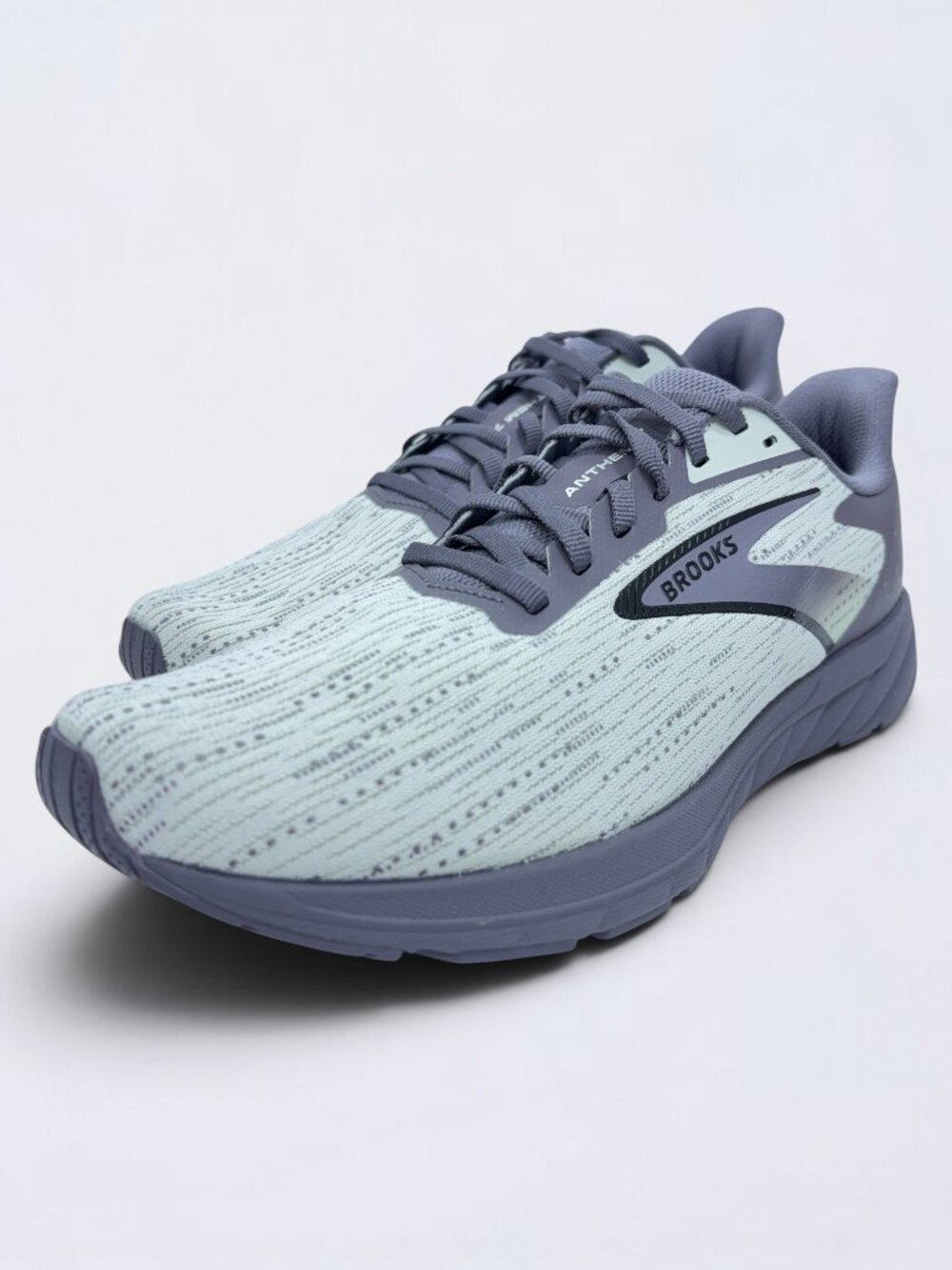 Brooks Men's Anthem 7 Running Shoes Sneakers Size 9.5 D Gray Beige 1104391D019